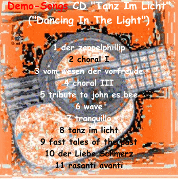 Demo-Songs CD "Tanz Im Licht"